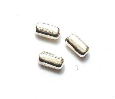 SS017 4x2mm Indian Silver 4 Sided Tube