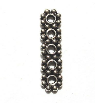 SS079 20x5mm Beaded 5 Row Spacer