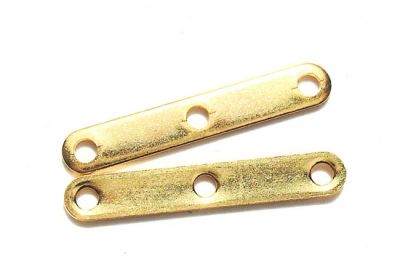 FN054 3 Row Gold 13mm Spacer Bar