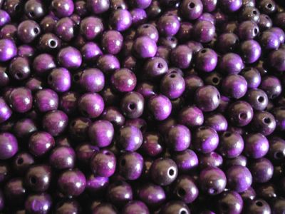 WD1001 Pack of 10mm Purple Wood Rounds