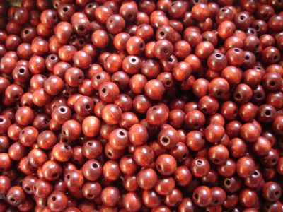 WD805 Pack of 8mm Red Brown Rounds
