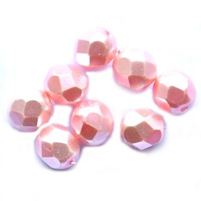FG680 6mm Candy Pink Pearl Facet