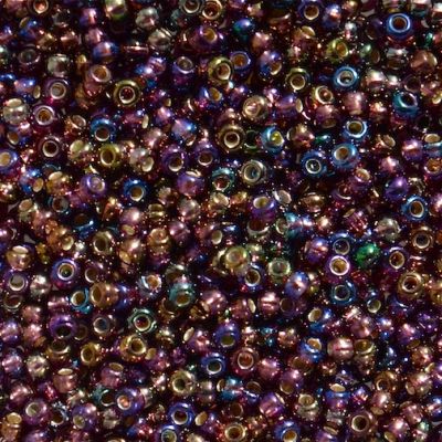 RC325 Trans Purple AB Size 10 Seed Beads
