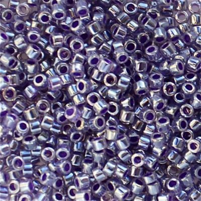 DB0250 Lined Crystal/Violet Delica