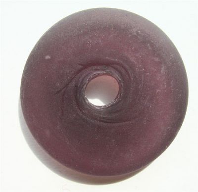GL0026 40mm Frosted Purple Donut