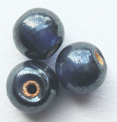GL0375 8mm Dark Blue Lustre Rounds