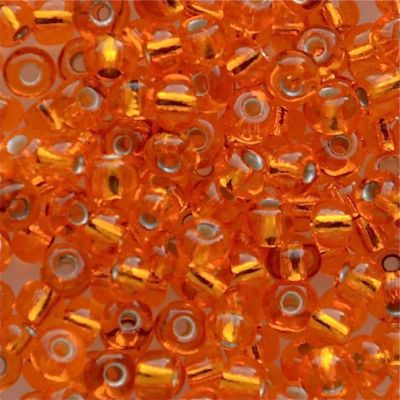 RC174 SL Orange Size 6 Seed Beads