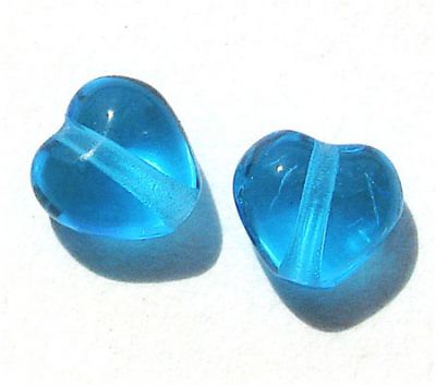 GL1342 6mm Turquoise heart