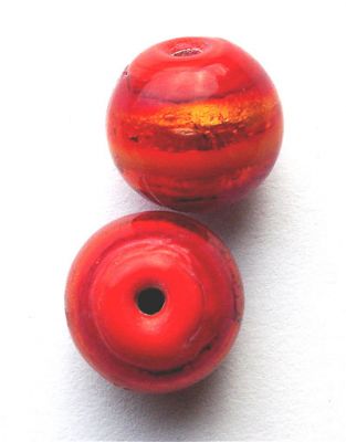 GL1449 12mm Red Banded Round