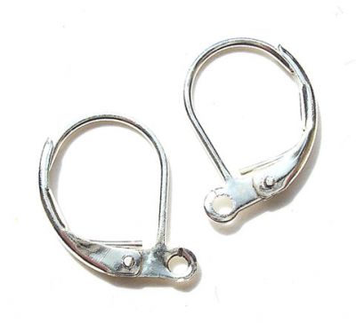 FN004S Pair of Silver French Earwires