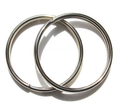 FN034 Nickel 25mm Split Ring