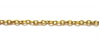 FN130 2.4mm Link Gold Trace Chain