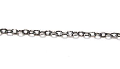 FN130 2.4mm Link Black Trace Chain