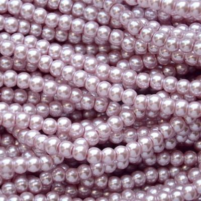 GP405 4mm Pale Lilac Glass Pearls