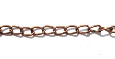 FN132 6mm Link Copper Curb Chain