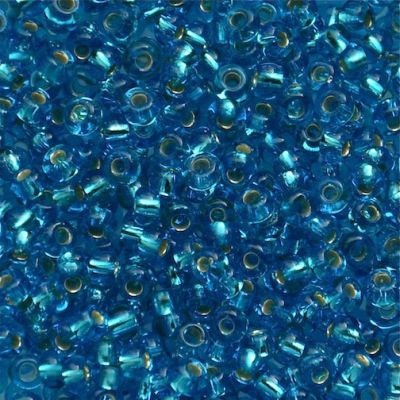 RC573 SL Turquoise Size 8 Seed Beads