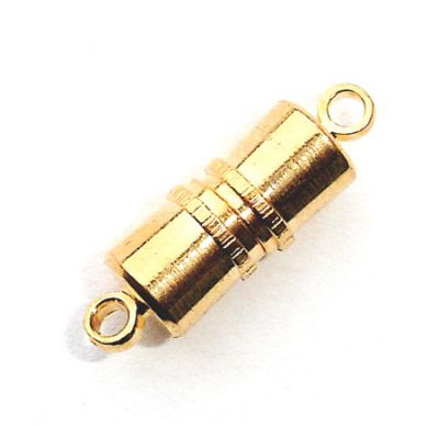 FN124 10x5mm Gold Flared Magnetic Clasp