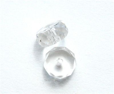 FR601 6x3mm Clear Rondelle