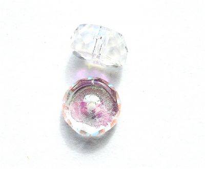 FR802 8x4mm Clear AB Rondelle