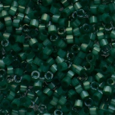DB1814 Dyed Emerald Silk Satin Delica