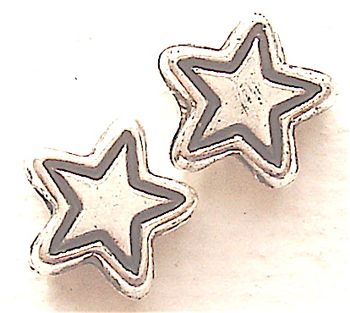 PP069AS 7mm Antique Silver Star Bead