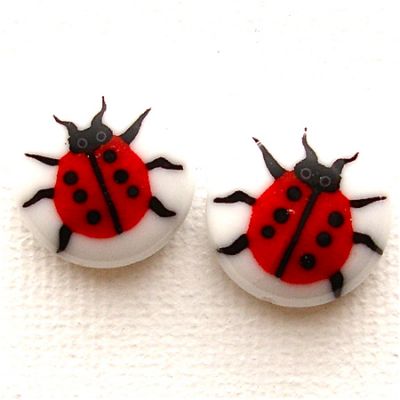 GL2961 Ladybird disc bead