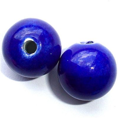 CE103 14mm Royal Blue Ceramic Round