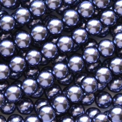 GP806 8mm Deep Lilac Glass Pearls