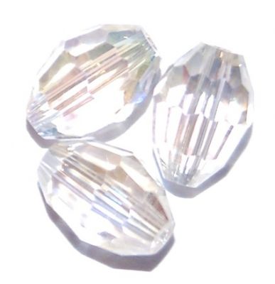 CC1111 8x6mm Crystal AB Faceted Oval