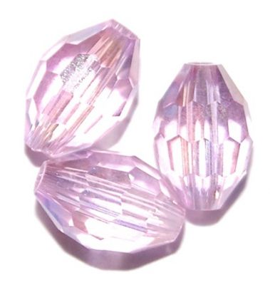 CC1117 8x6mm Pale Pink AB Faceted Oval