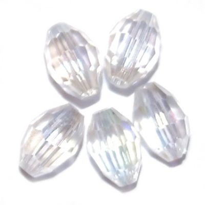 CC1141 6x4mm Crystal AB Faceted Oval