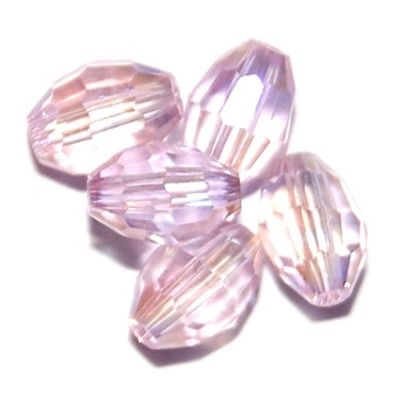 CC1147 6x4mm Pale Pink AB Faceted Oval