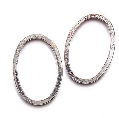 MB670S 15x10mm Solid Oval Link
