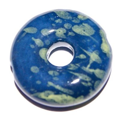 CE161 28mm Blue Green Fat Curved Ceramic Donut