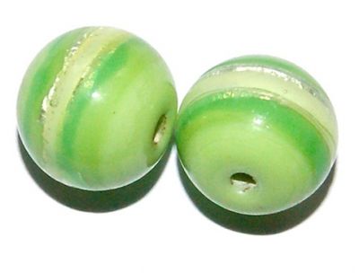 GL1455 12mm Fresh Lime Banded Round
