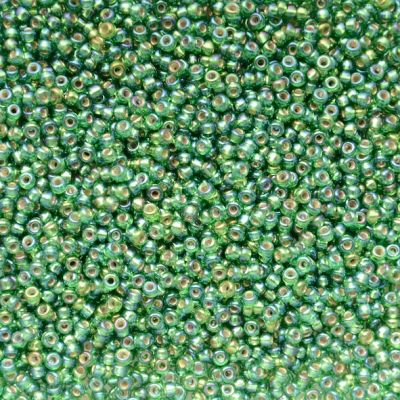 RC11-1016 SL Green AB Size 11 Seed Beads
