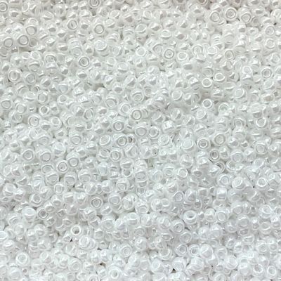 RC11-0420 White Pearl Ceylon Size 11 Seed Beads