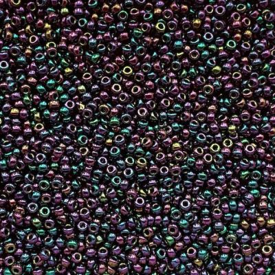 RC11-0454 Dark Plum Iris Size 11 Seed Beads