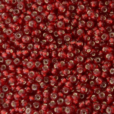 RC1117 SL Red Size 8 Seed Beads