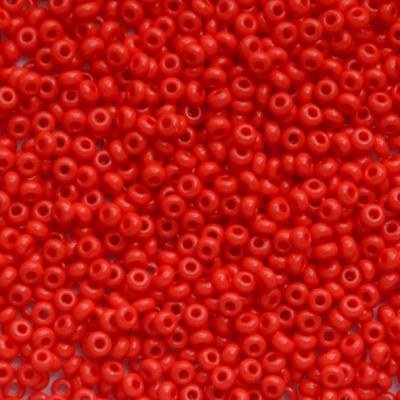RC121 Chalk Red Size 10 Seed Beads