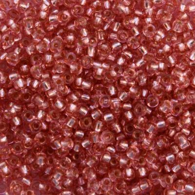RC374 Silver Lined Pale Rose Size 10 Seed Beads