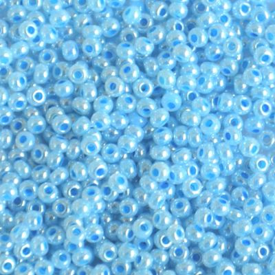 RC419 Ceylon Pale Blue Size 10 Seed Beads