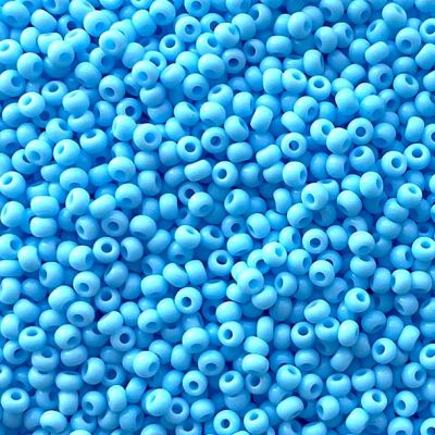 RC422 Chalk Baby Blue Size 10 Seed Beads
