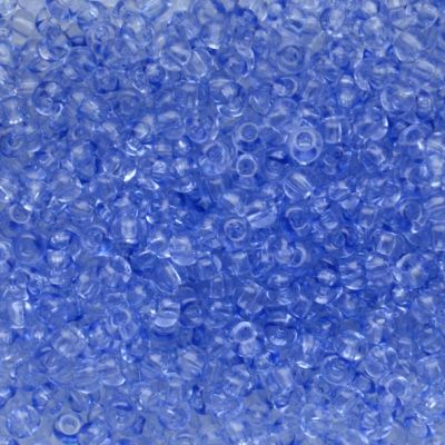 RC489 Trans Periwinkle Size 6 Seed Beads