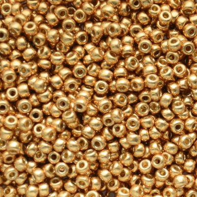 RC8-4202 Duracoat Galv Gold Size 8 Seed Beads