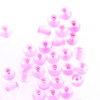 RG440 4mm Pink Lined Clear Rounds