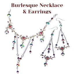 Burlesque Necklace and earrings