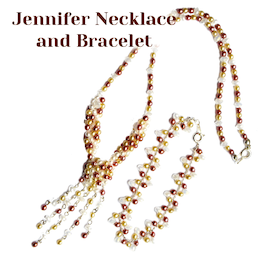 Jennifer Necklace and Bracelet
