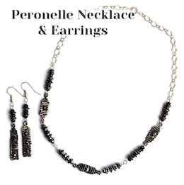 Peronelle Necklace and earrings